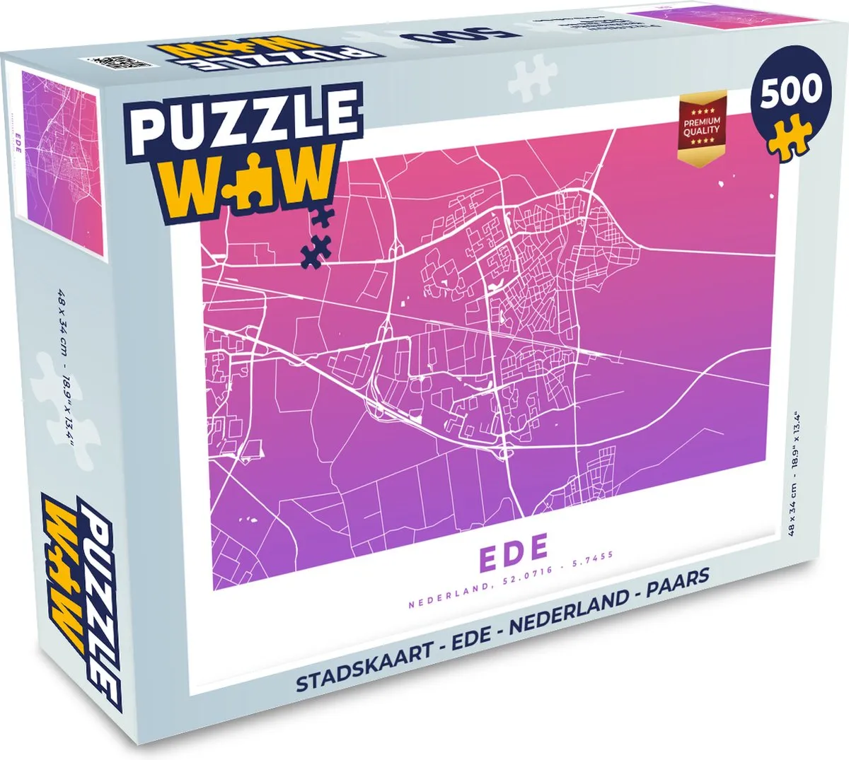 PuzzleWow Stadskaart Ede Nederland