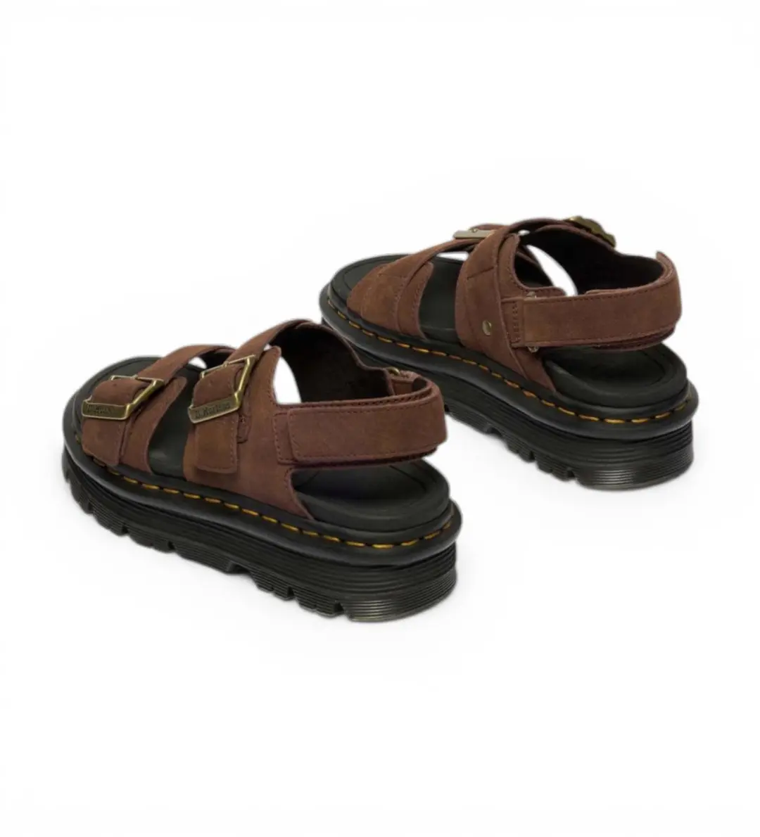 Dr. Martens Zebzag Leren Sandalen - Bruin - afbeelding 5 van 6
