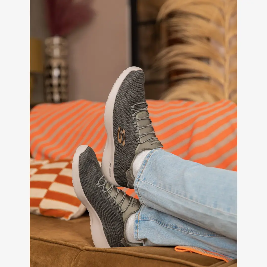 Skechers Dynamight Heren Sneakers - 41 - Groen - afbeelding 5 van 6