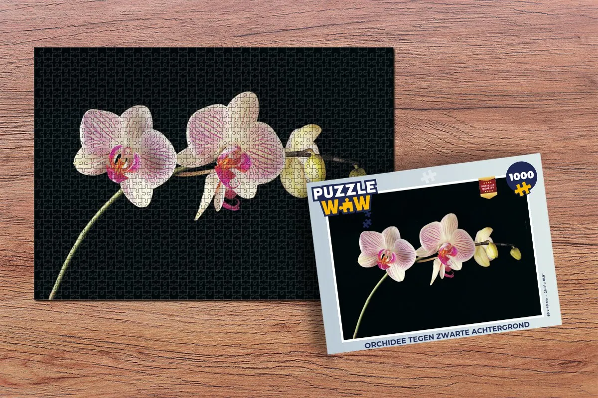 PuzzleWow Orchidee Legpuzzel 1000 Stuks - Multicolor