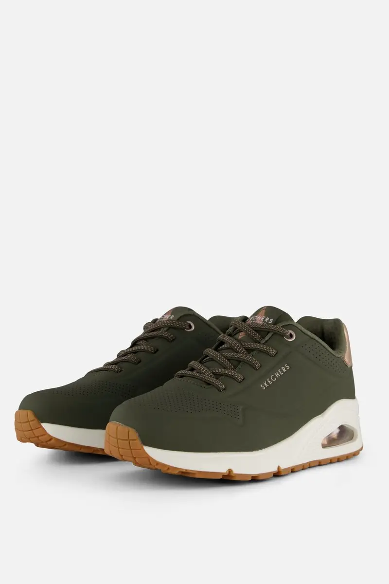 Skechers Uno Shimmer Away Sneakers groen