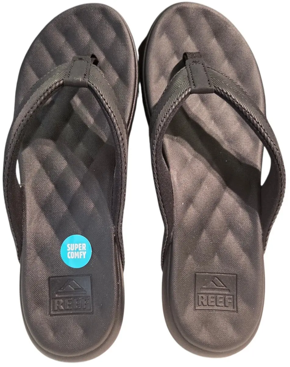 Reef Cushion Melody Black Teenslippers Zwart Synthetisch Dames