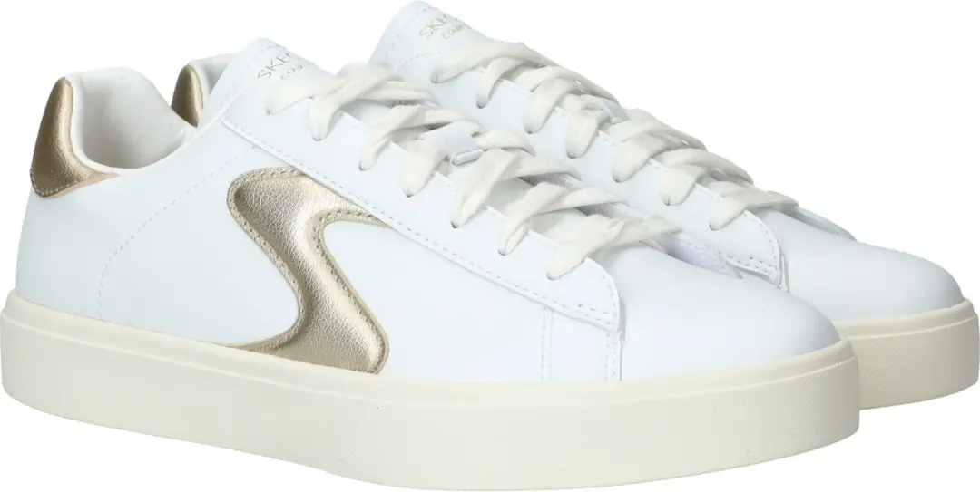 Skechers Eden LX Beaming Glory Sneakers - 37 - Wit/Goud - afbeelding 4 van 6