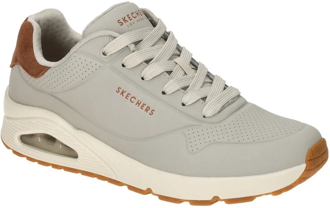 Skechers Uno Suited On Air Heren Sneakers - 44 - Bruin - afbeelding 3 van 6
