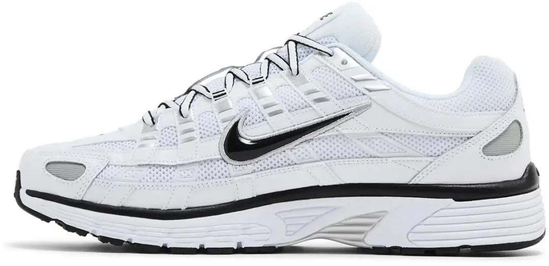 Nike P6000 Hardloopschoen - 47.5 - Wit/Zilver/Zwart - afbeelding 2 van 6