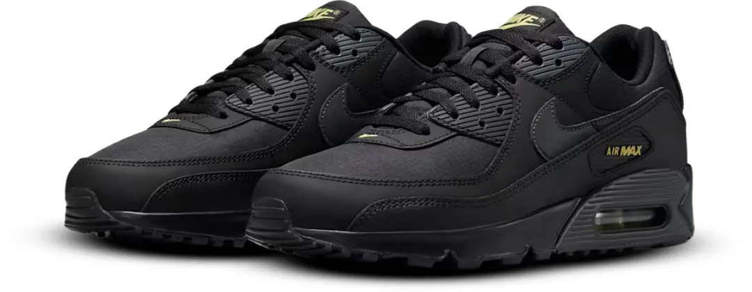 Nike Air Max 90 Heren Sneakers - Zwart/Buff Gold - afbeelding 4 van 6