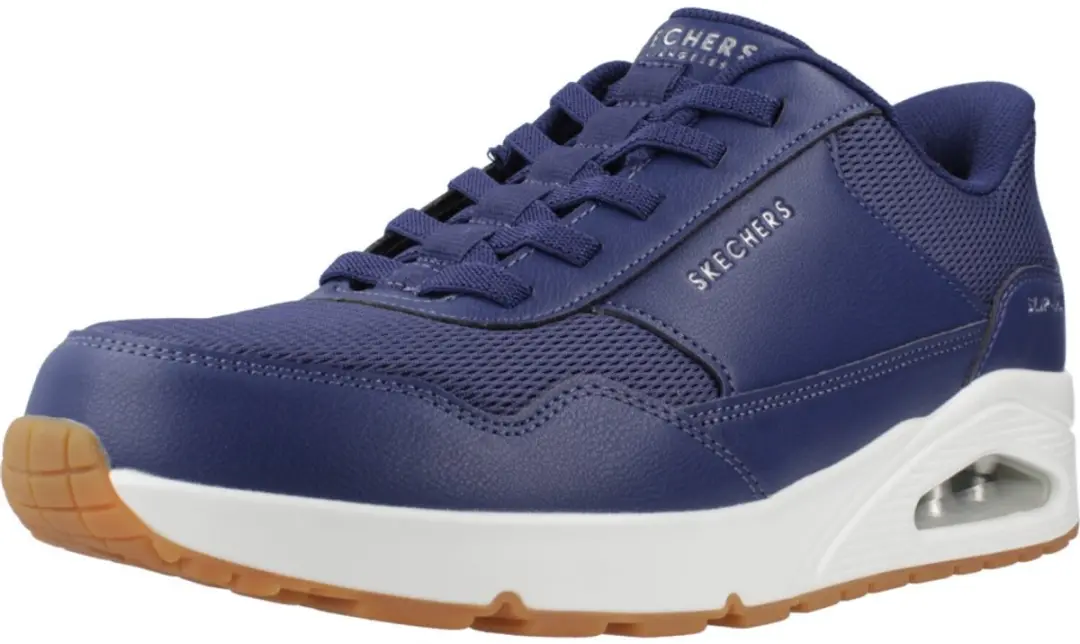 Skechers Uno Banksia Slip-Ins Sneakers - Donkerblauw - afbeelding 3 van 6