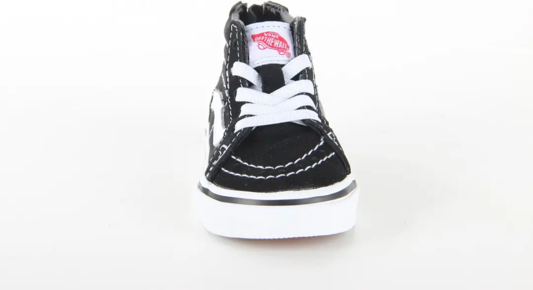 Vans SK8-Hi Zip Sneakers Junior - Zwart/Wit - afbeelding 4 van 6