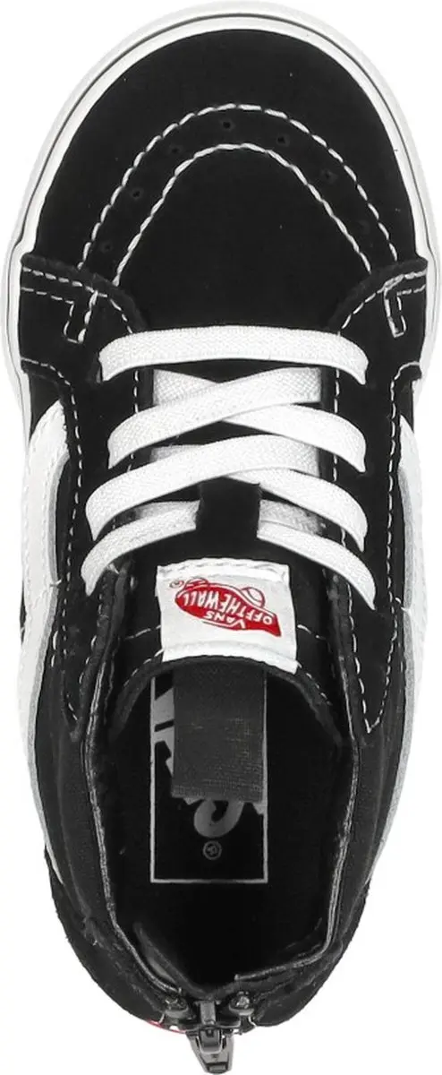 Vans SK8-Hi Zip Sneakers Junior - Zwart/Wit - afbeelding 6 van 6