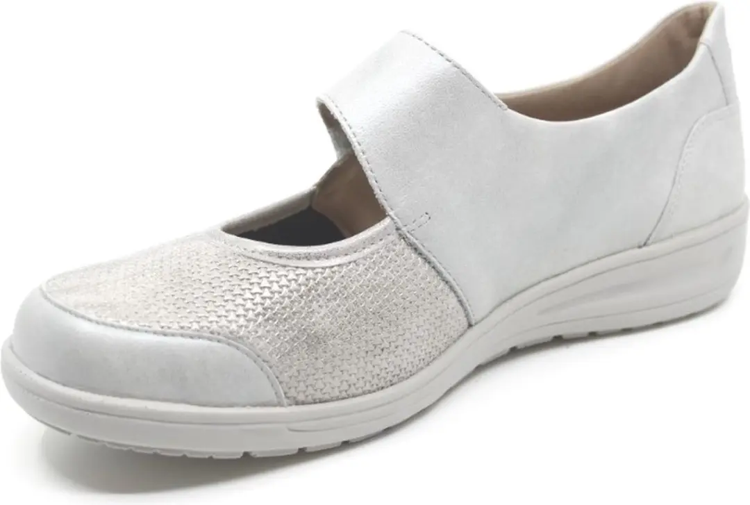 Solidus Kate 29503 Orthopedische Comfort Bandschoen Zilver - afbeelding 2 van 6
