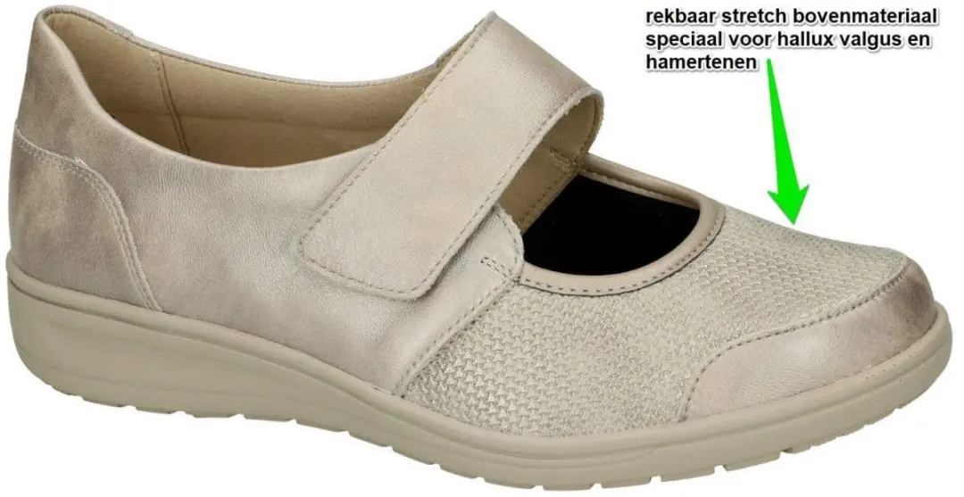 Solidus Kate 29503 Orthopedische Comfort Bandschoen Zilver - afbeelding 5 van 6