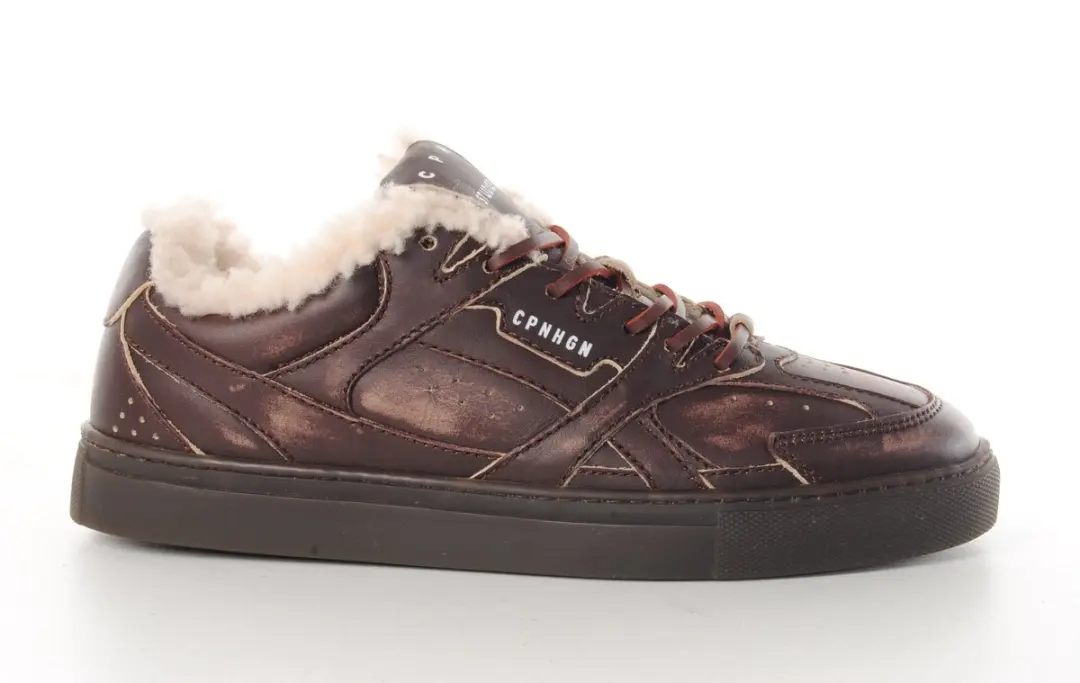 Copenhagen heren sneaker Kyro vintage leder bruin