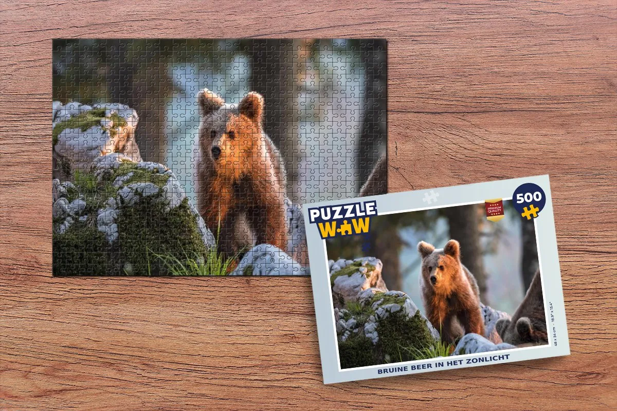 PuzzleWow Beer Legpuzzel 500 Stuks - Multicolor