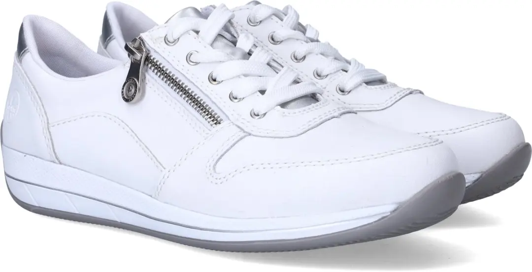 Rieker Sneakers - Dames - Wit - Maat:42 - afbeelding 4 van 6