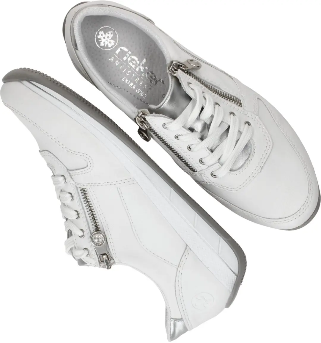 Rieker Sneakers - Dames - Wit - Maat:42 - afbeelding 6 van 6