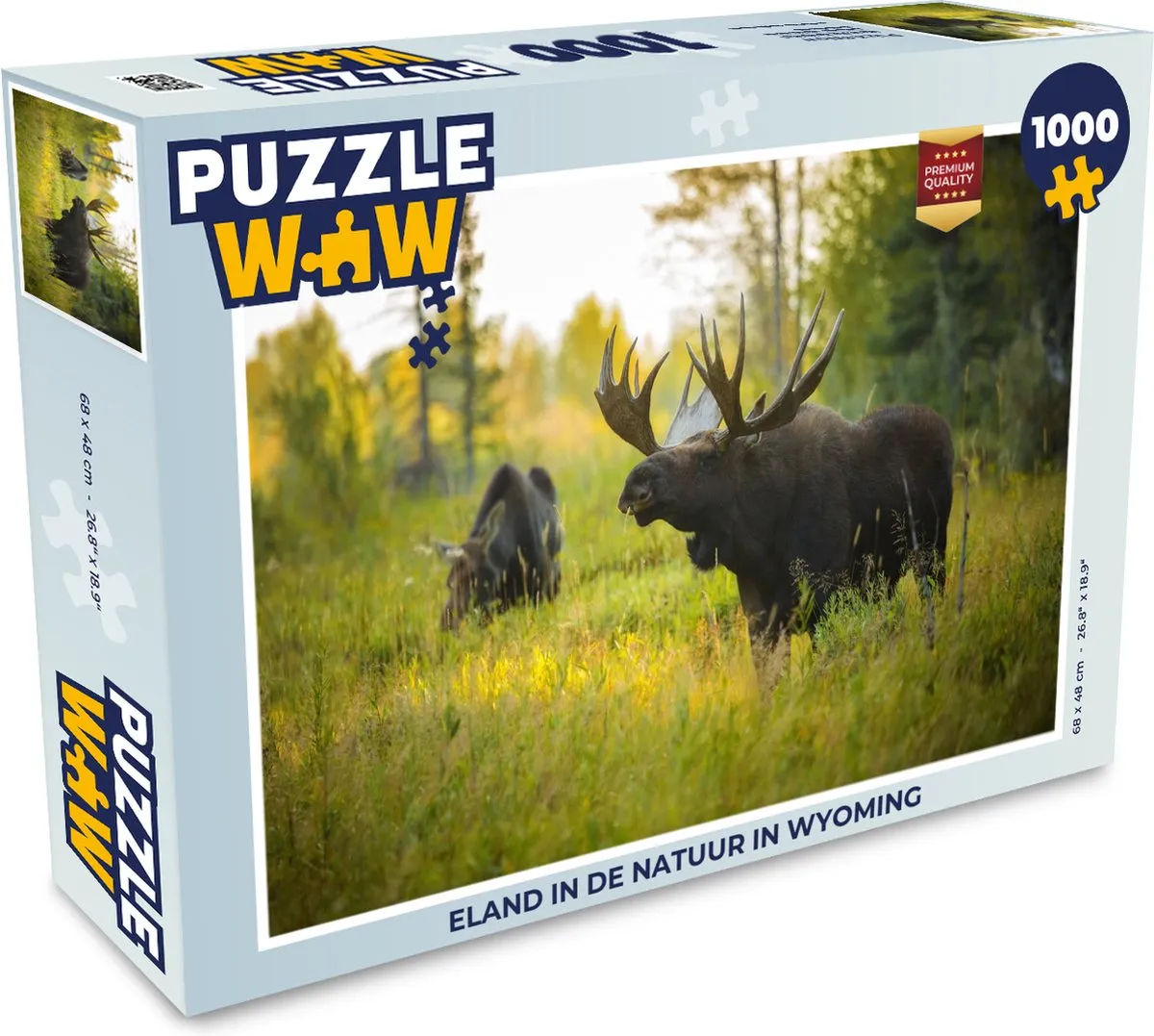 PuzzleWow Wyoming Natuur Legpuzzel 1000 Stuks
