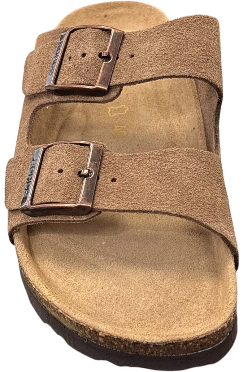 Rohde Roma Leren Heren Slippers 45 - Beige