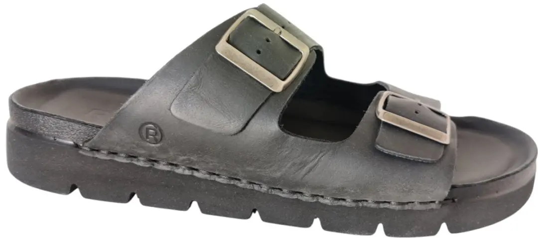 Rohde 6703 90 Slippers Zwart Leer Heren