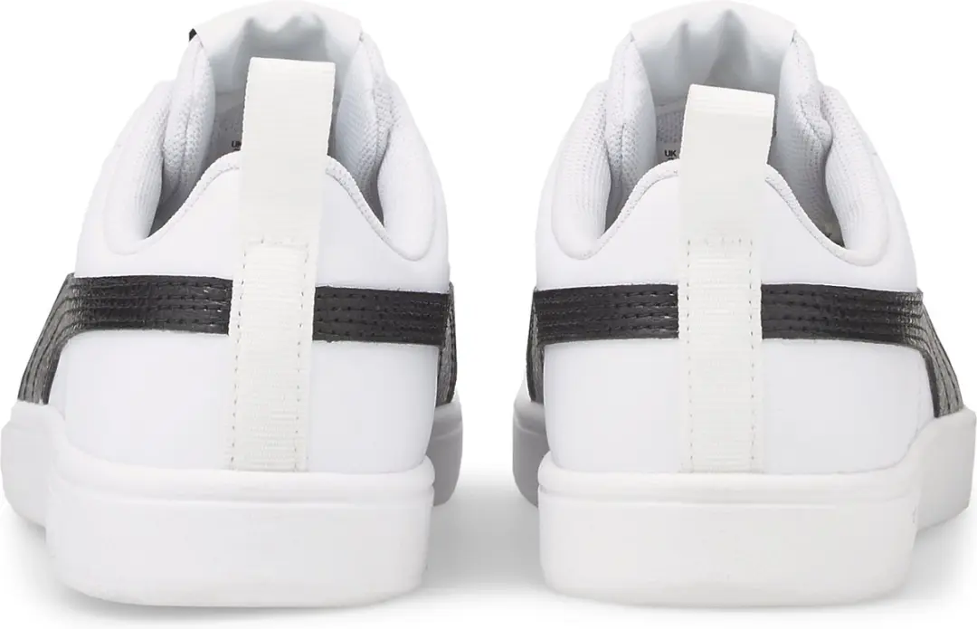 PUMA Rickie Jr Unisex Sneakers - 37 - Wit/Zwart - afbeelding 6 van 6