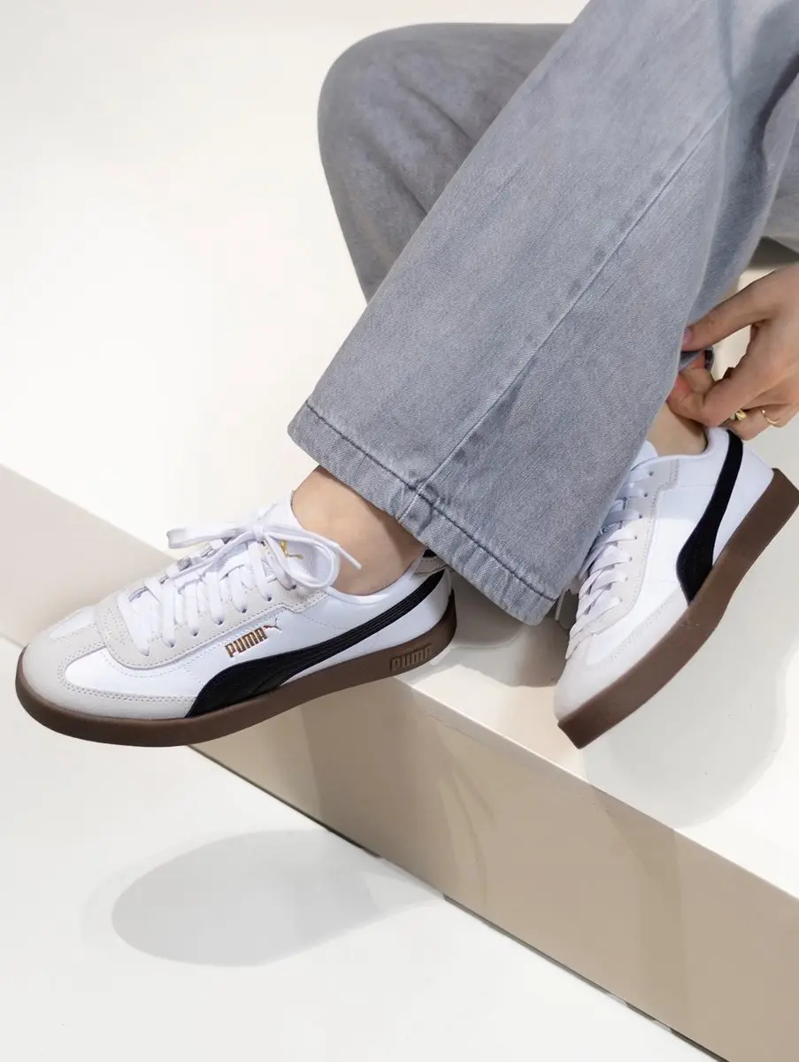 PUMA Club II Era Sneakers 107103 - Wit/Zwart/Grijs - afbeelding 2 van 6