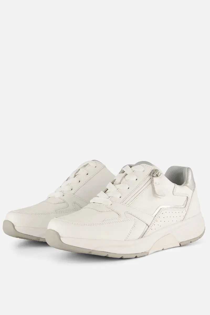 Gabor Rollingsoft Sneakers wit Leer