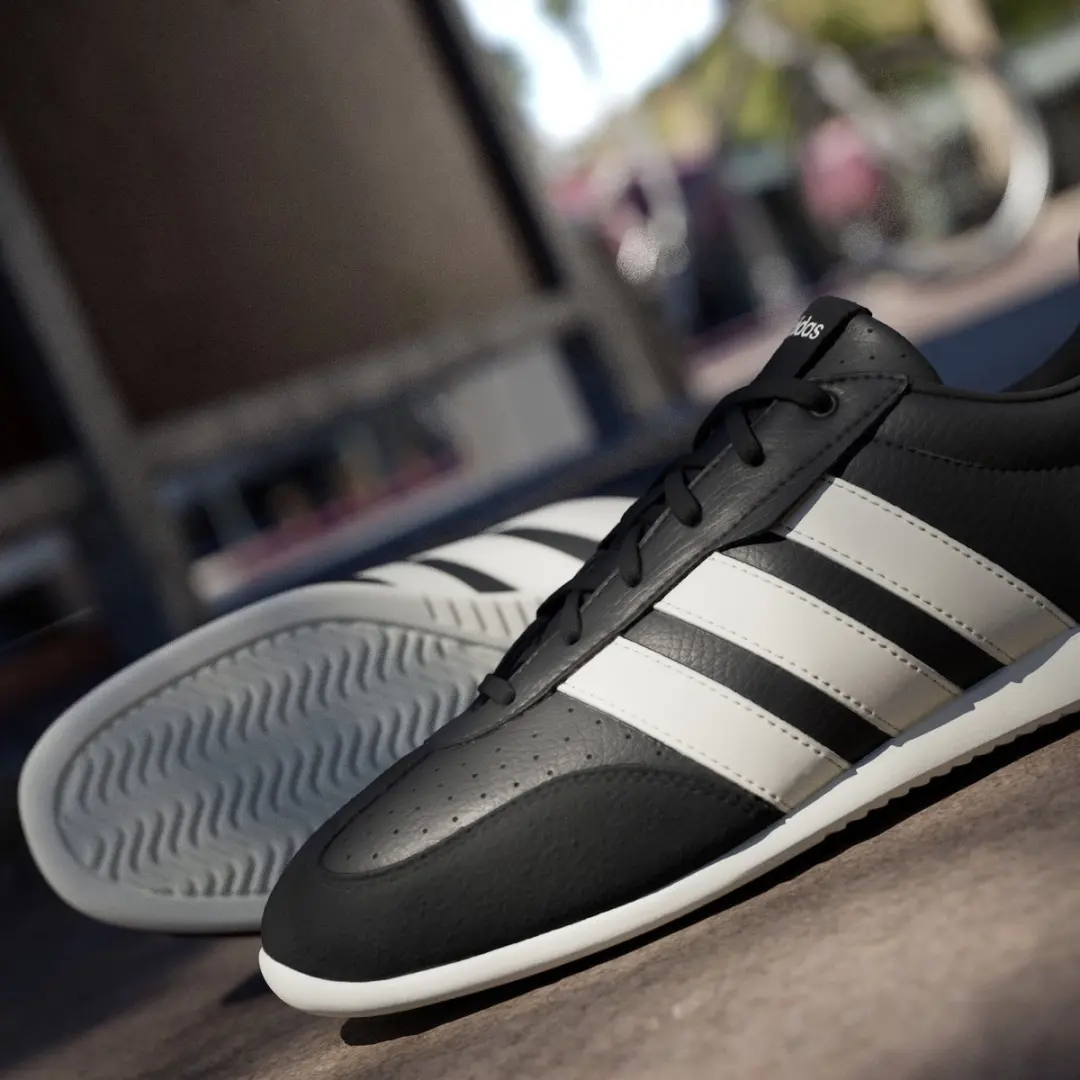 adidas Barreda Lo Sneakers Heren 46 - Zwart/Wit - afbeelding 6 van 6
