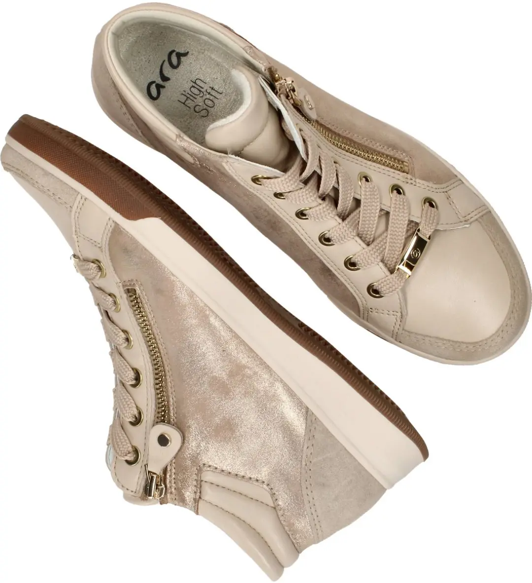 Ara OM-ST-High-Soft Veterschoenen Dames - 40