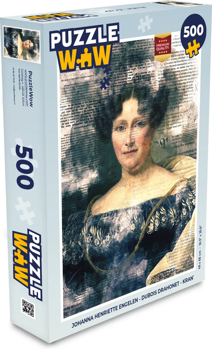PuzzleWow Johanna Henriëtte Engelen - Dubois Drahonet Legpuzzel 500 Stuks - Multicolor