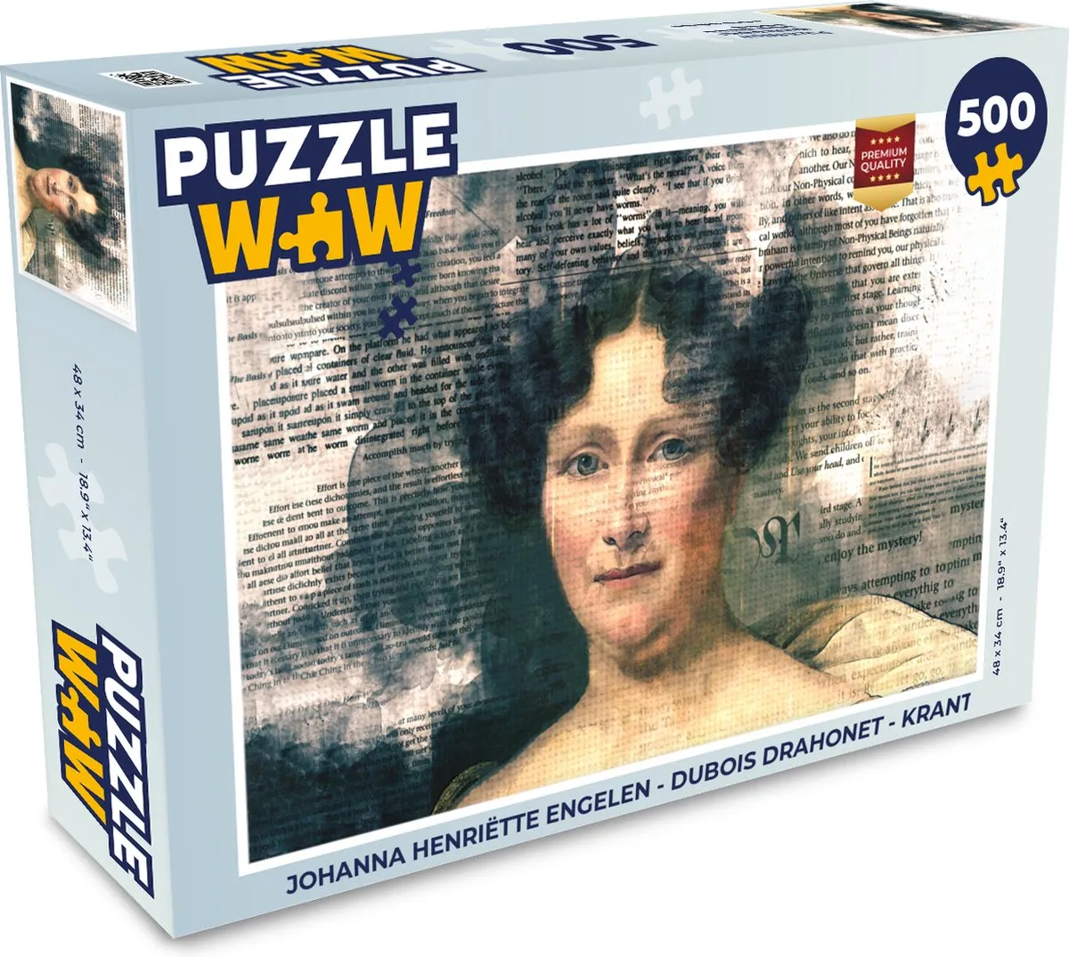 PuzzleWow Johanna Henriëtte Engelen - Dubois Drahonet Legpuzzel 500 Stuks - Multicolor