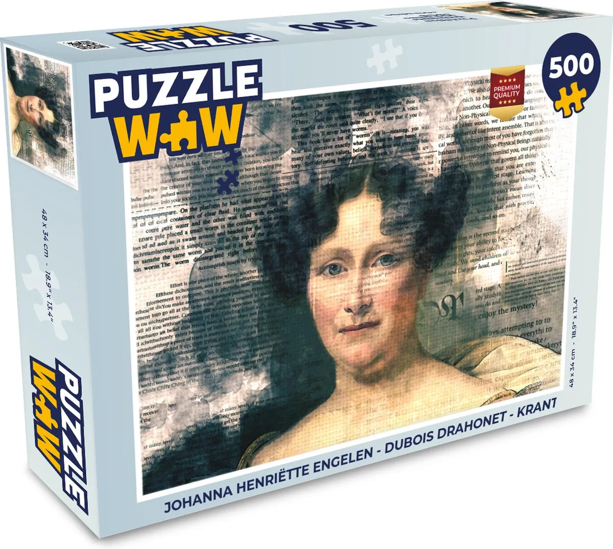 PuzzleWow Johanna Henriëtte Engelen - Dubois Drahonet Legpuzzel 500 Stuks - Multicolor