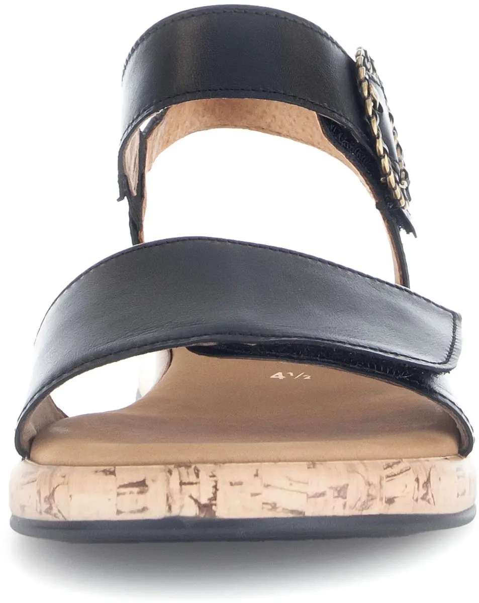 Gabor 62.734.57 Dames Sandalen - Zwart - Maat 38