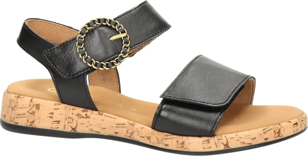 Gabor 62.734.57 Dames Sandalen - Zwart - Maat 38
