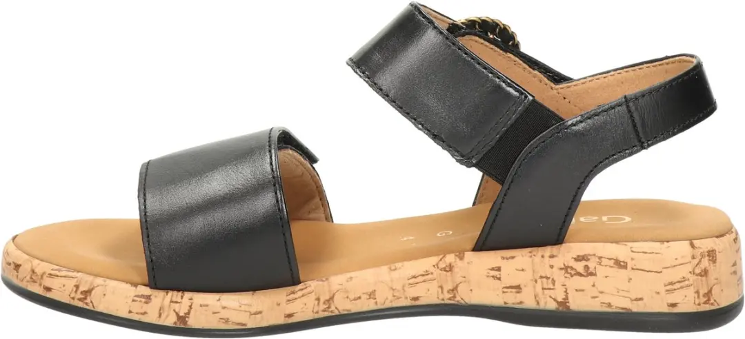 Gabor 62.734.57 Dames Sandalen - Zwart - Maat 38 - afbeelding 6 van 6