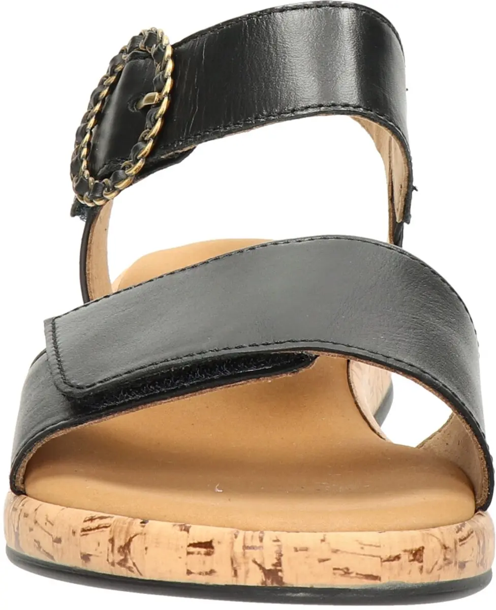 Gabor 62.734.57 Dames Sandalen - Zwart - Maat 38