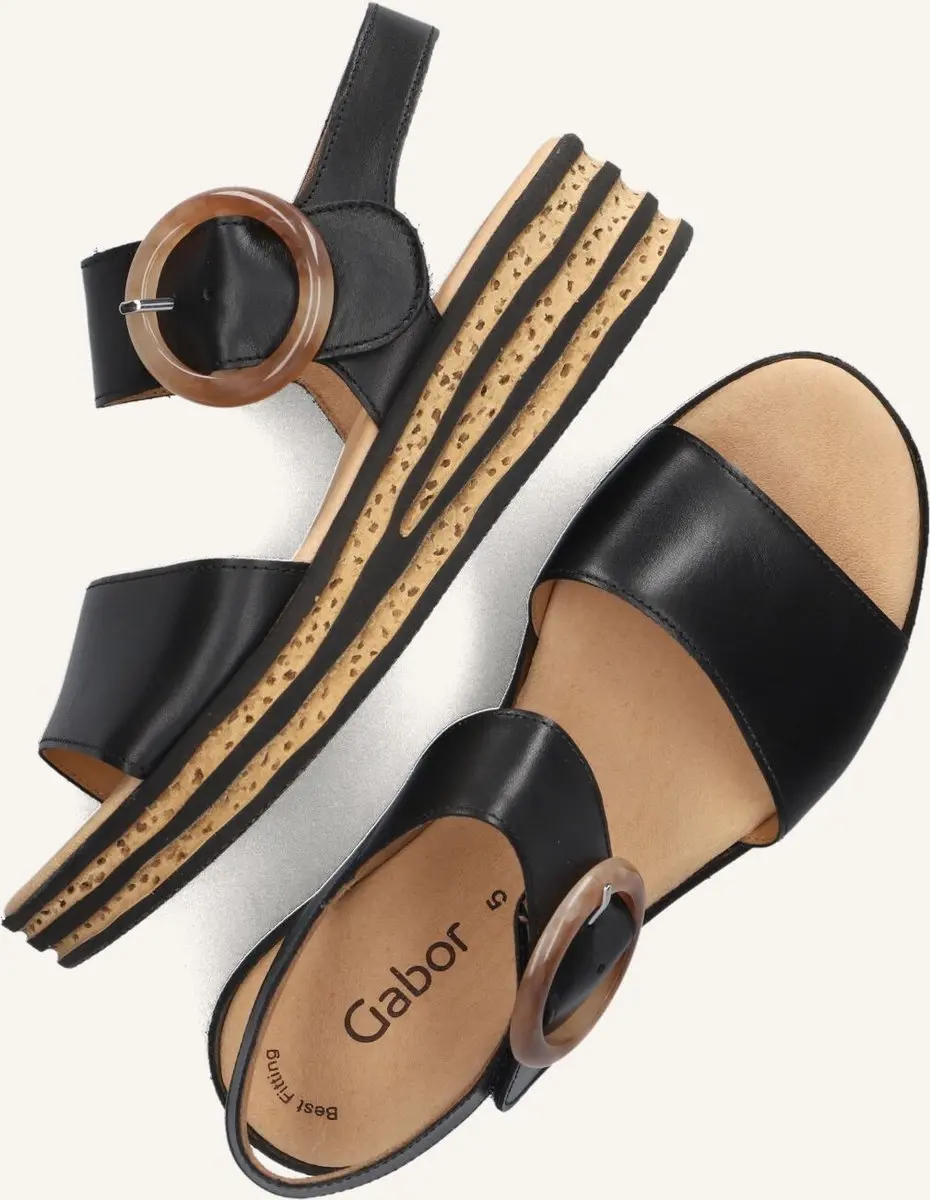 Gabor Dames Sandalen 550.2 P124015 - Zwart - afbeelding 4 van 6