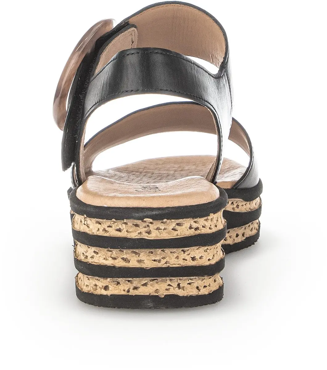 Gabor Dames Sandalen 550.2 P124015 - Zwart - afbeelding 2 van 6