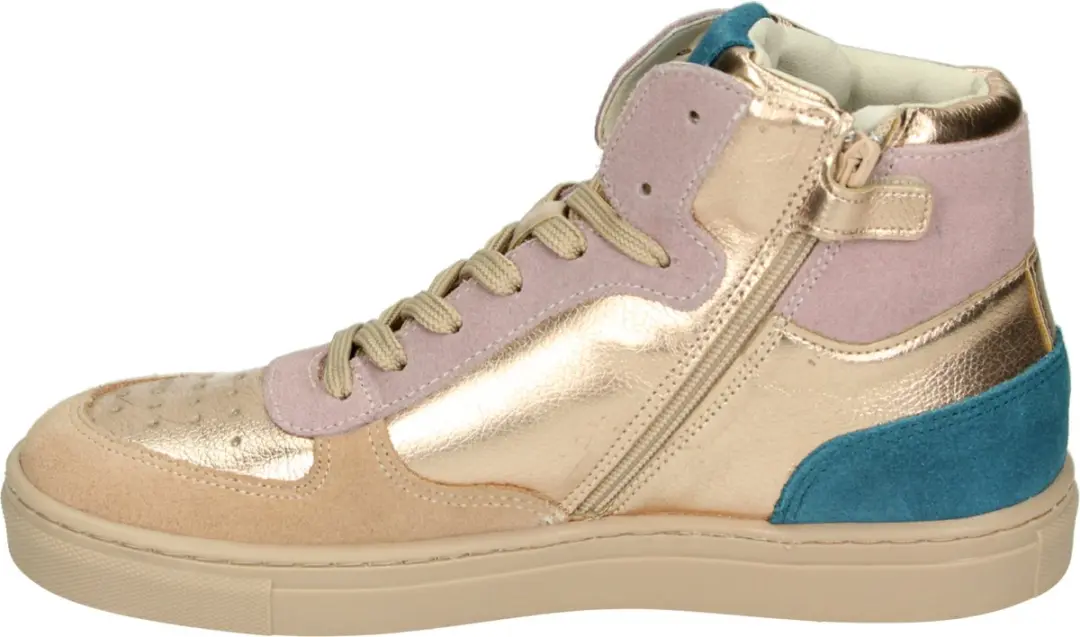 Kipling Erica A Champagne 0755 Meisjes Sneakers - 33 - Goud - afbeelding 6 van 6