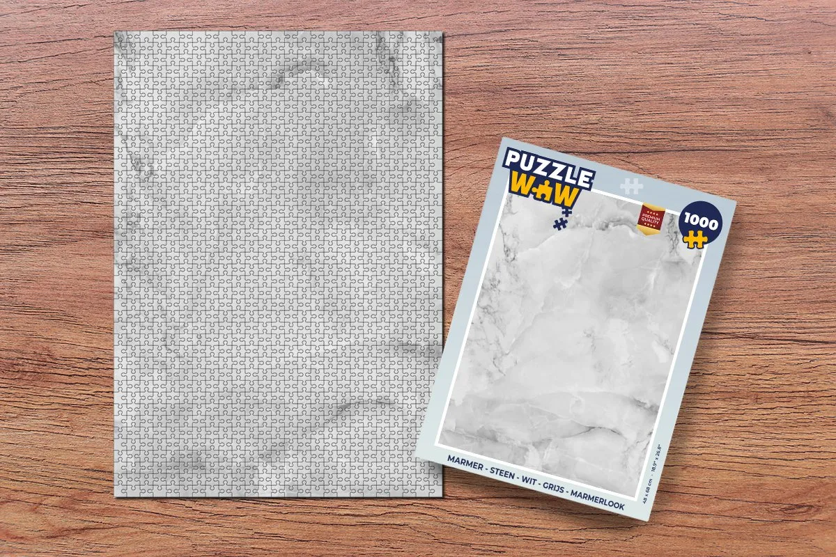PuzzleWow Marmerlook Legpuzzel 1000 Stuks - Multicolor