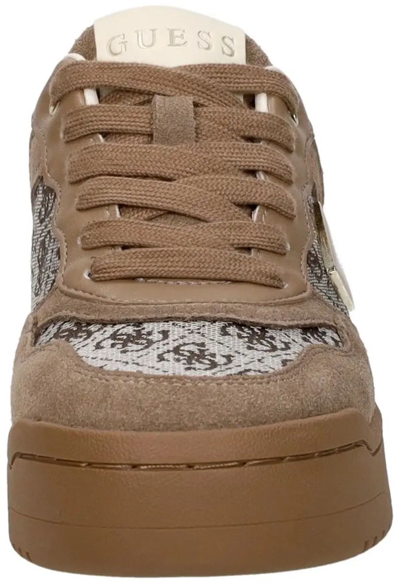 Guess Miram 16 Sneakers Laag - Taupe - Maat 37 - afbeelding 3 van 6