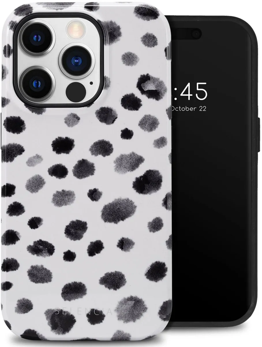 Selencia Hoesje iPhone 14 Pro Trendy Leopard