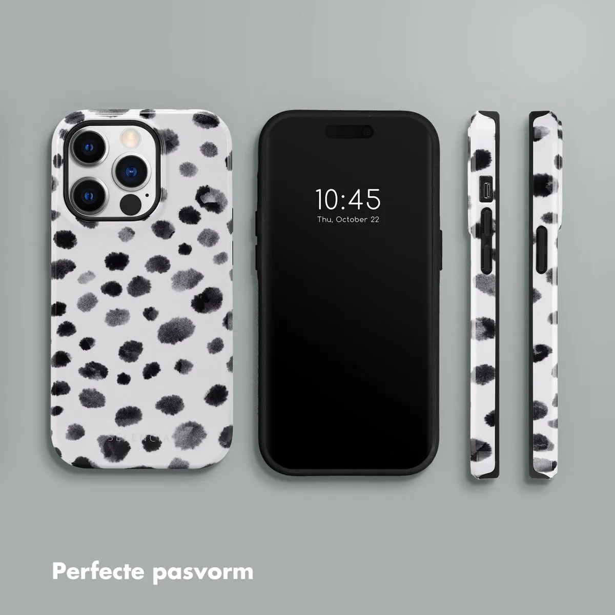 Selencia Hoesje iPhone 14 Pro Trendy Leopard
