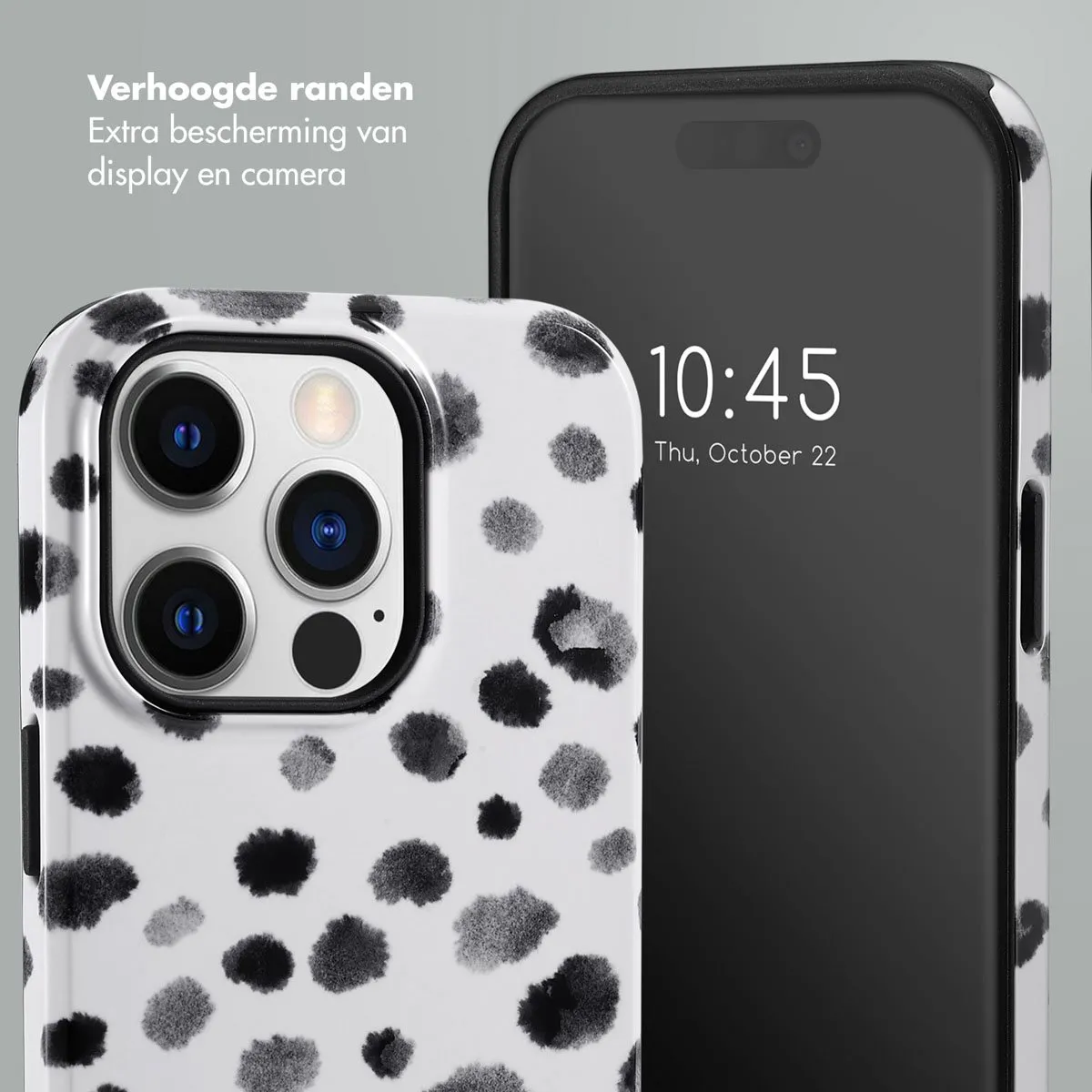 Selencia Hoesje iPhone 14 Pro Trendy Leopard
