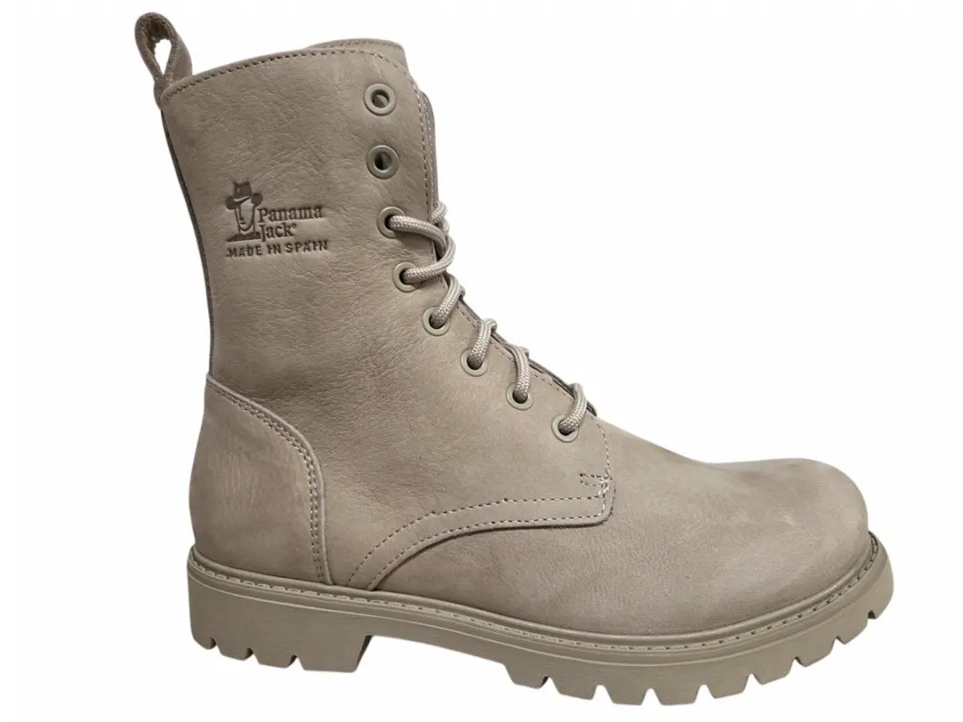 Panama Jack Frisia B8 Veterboots Beige Nubuck Dames Waterafstotend