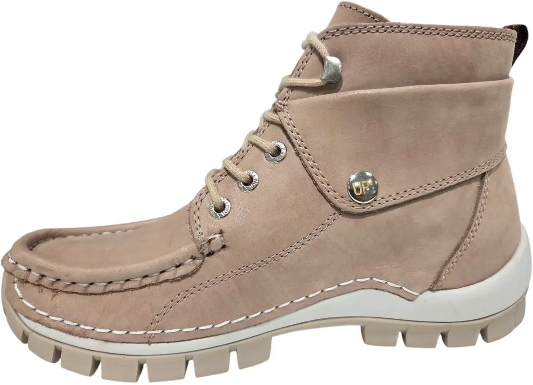 Wolky Dames Hoge Veterschoenen 04700 Beige - Maat 43 - afbeelding 4 van 6