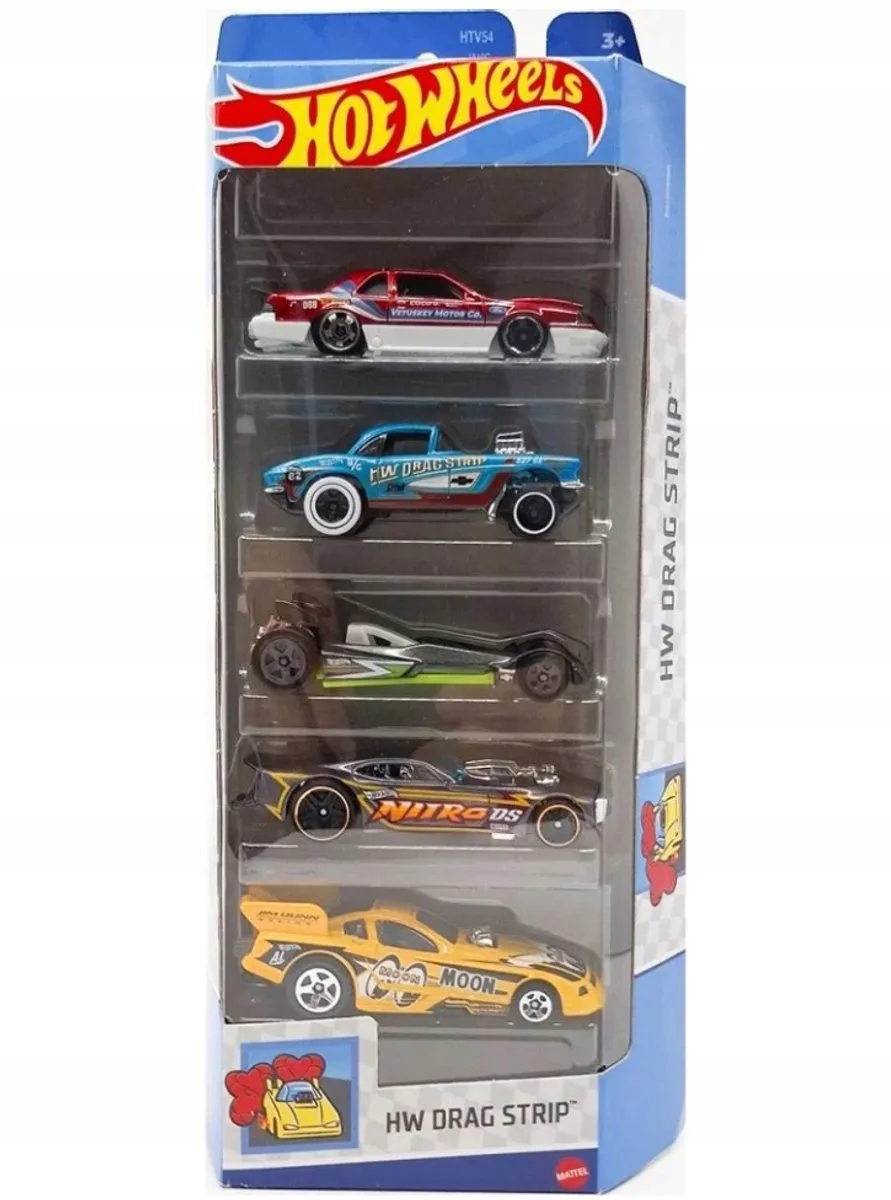 Hot Wheels Drag Strip HTV54 5-Pack Voertuigen