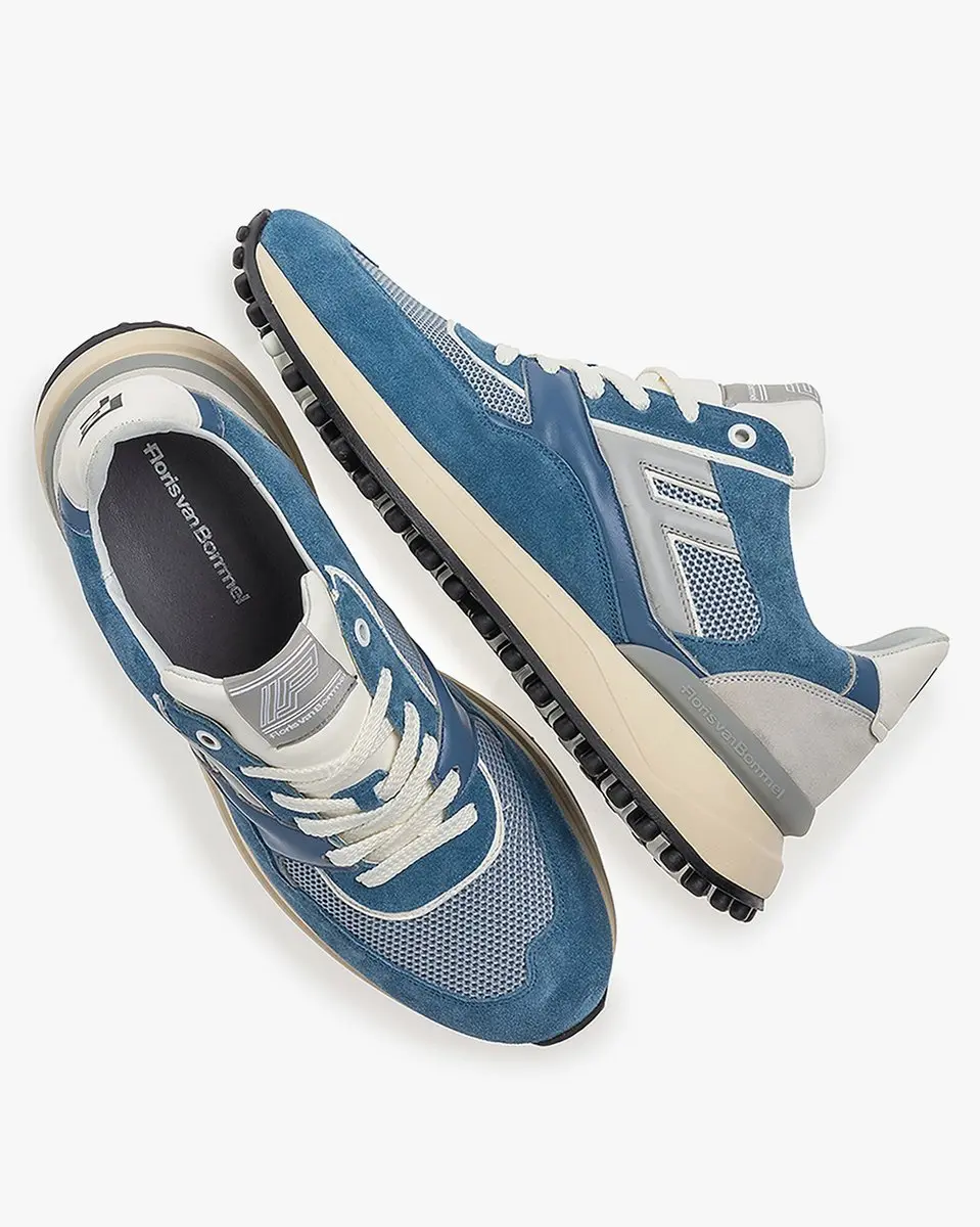 Floris van Bommel NOPPI 38.02 Lage Sneakers - Blauw 45.5 - afbeelding 4 van 6
