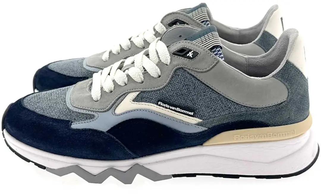 Floris van Bommel De Zager Sneakers Sfm-10178 - Blauw - Maat 44⅔ - afbeelding 3 van 6