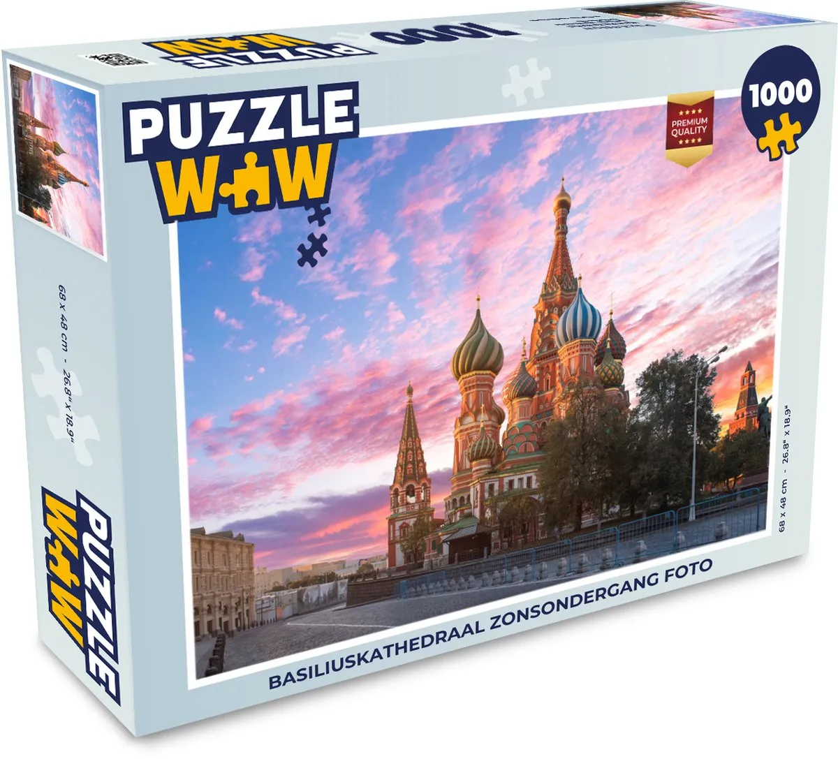 PuzzleWow Basiliuskathedraal Legpuzzel 1000 Stuks