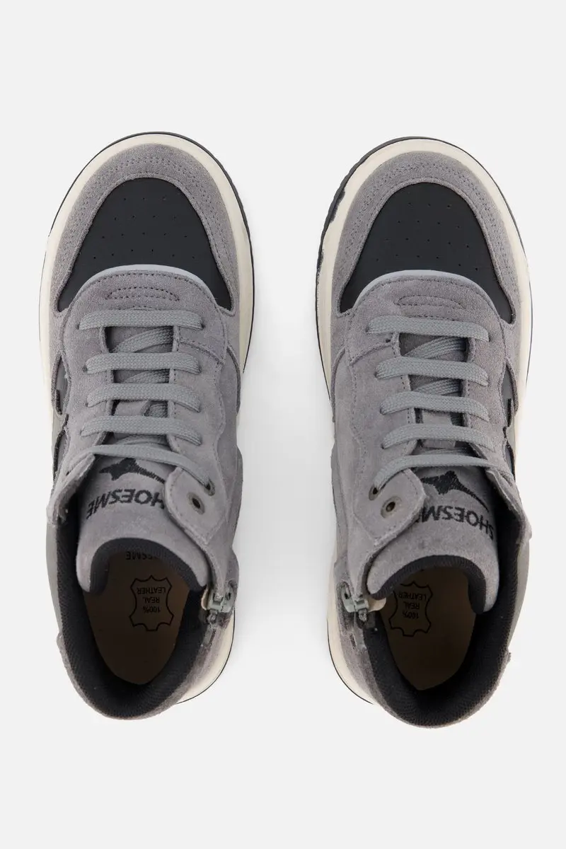 Shoesme Grijze Sneaker - Sneakers Kinderen - Jongens - Grey - Suède - Maat 28 - afbeelding 5 van 6