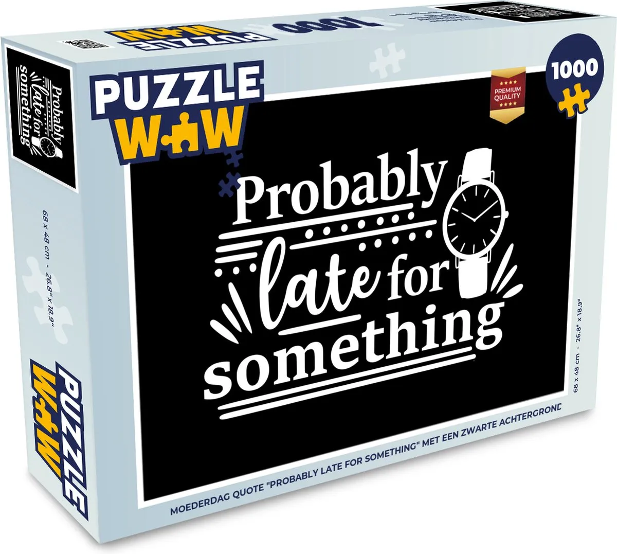 PuzzleWow Legpuzzel 1000 Stuks